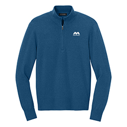 ARBOR METALS MENS EASY CARE 1/4 ZIP SWEATER