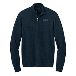 BORRMANN MENS EASY CARE 1/4 ZIP SWEATER