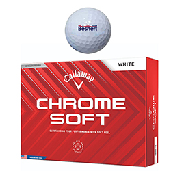 BESHERT CALLAWAY CHROME SOFT GOLF BALLS