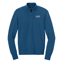 BESHERT MENS EASY CARE 1/4 ZIP SWEATER