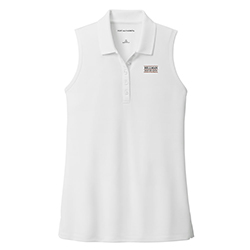HILLMAN WOMENS PORT AUTHORITY SLEEVELESS POLO