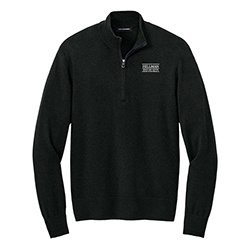 HILLMAN MENS EASY CARE 1/4 ZIP SWEATER