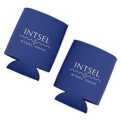 INTSEL STEEL DECKING LOGO  CAN COOLER