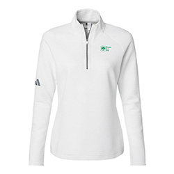 SHAMROCK WOMENS ADIDAS SPACER 1/4 ZIP PULLOVER