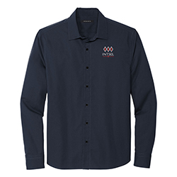 SSS/INTSEL MENS MERCER+METTLE STRETCH WOVEN SHIRT
