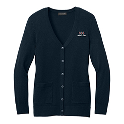 TRIPLE-S WOMENS EASY CARE BUTTON-UP CARDIGAN