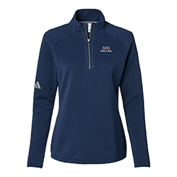 TRIPLE-S WOMENS ADIDAS SPACER 1/4 ZIP PULLOVER