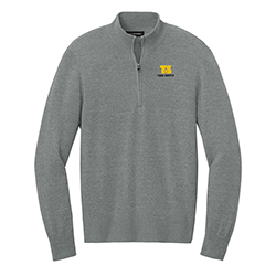 TUBE SUPPLY  MENS EASY CARE 1/4 ZIP SWEATER