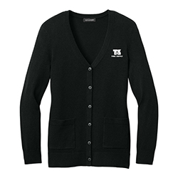 TUBE SUPPLY  WOMENS EASY CARE BUTTON-UP CARDIGAN
